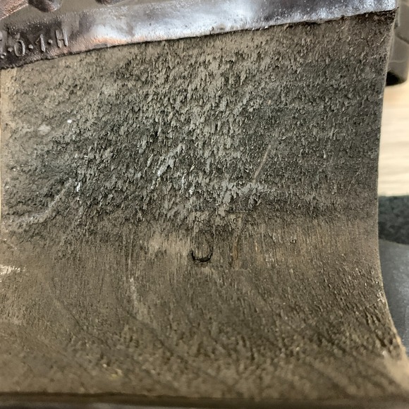 MIA Swedish Clog Sandals Women US 7 Weave Leather Wooden Platform 37 Black - Picture 8 of 12